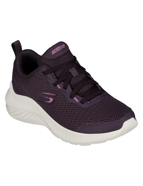 Tenis Skechers Bobs Squad Waves de mujer para entrenamiento