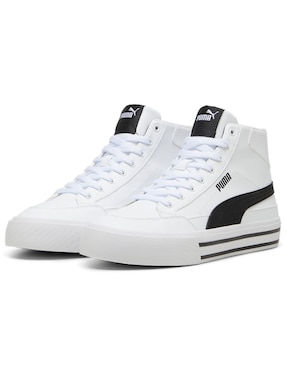 Tenis Puma Court Classic Vulc Mid Fs Sl para mujer