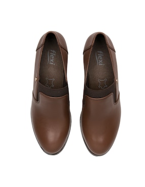 Zapatilla de piel Flexi