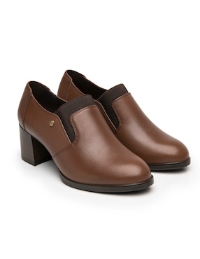Zapatilla de piel Flexi