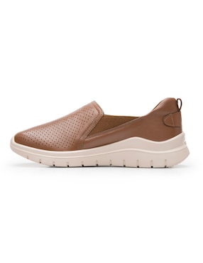 Mocasín Flexi de piel para mujer