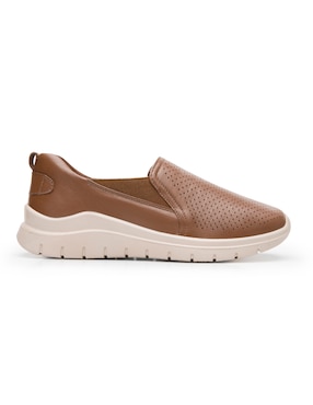 Mocasín Flexi de piel para mujer
