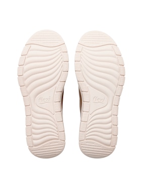 Mocasín Flexi de piel para mujer