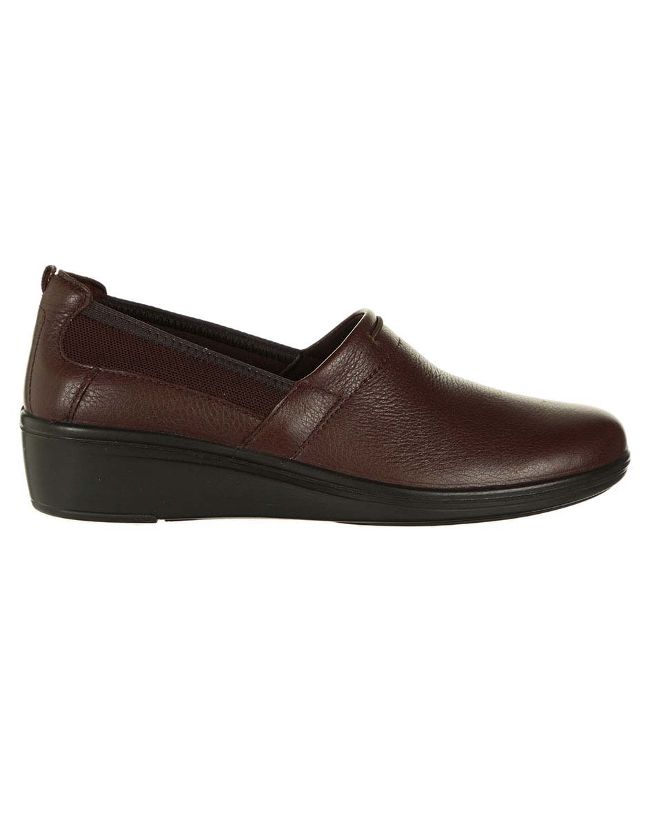 MOCASIN FLEXI, 26, CAFÉ MEDIO LISO PLAT