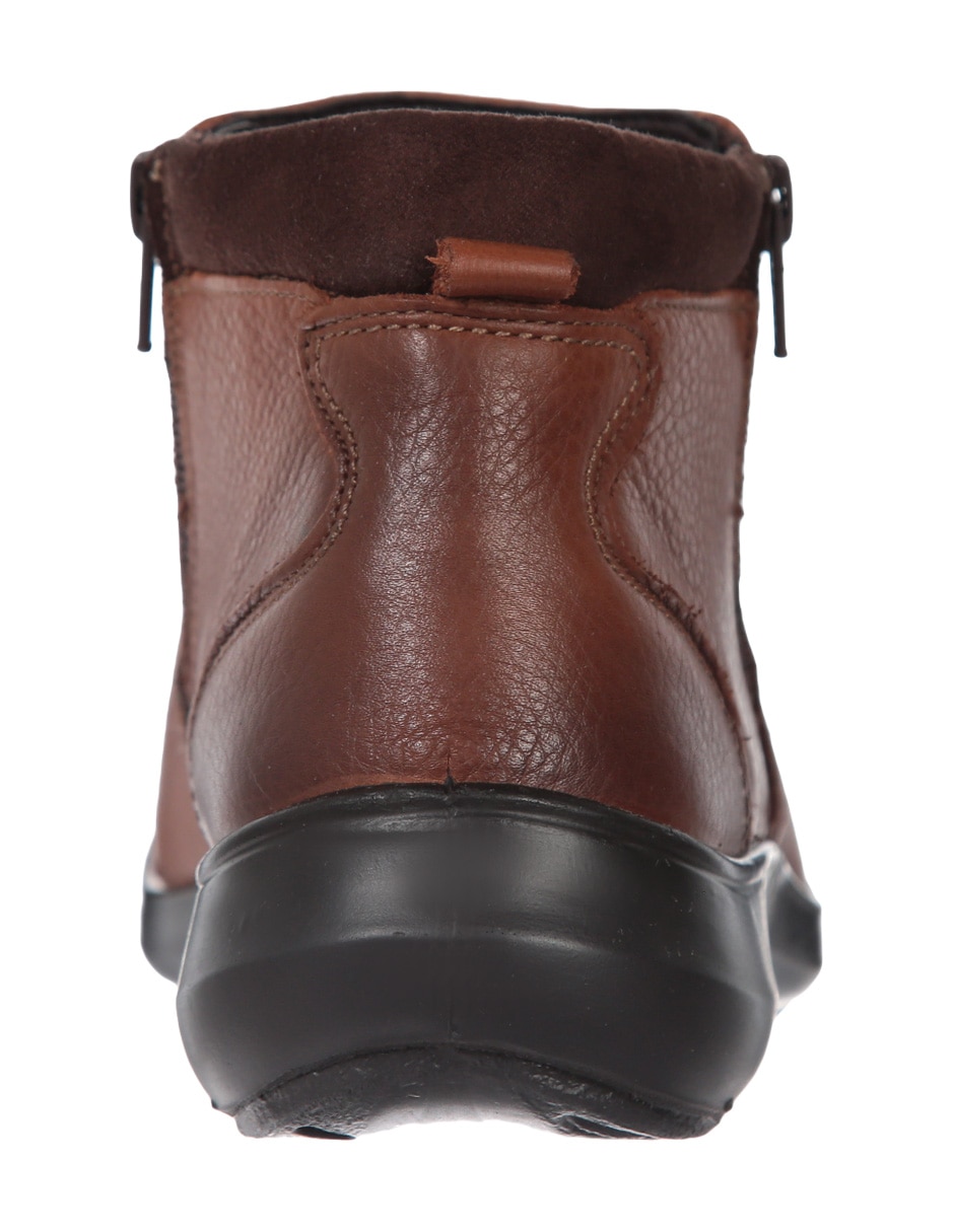 Bota al tobillo de piel para mujer 3