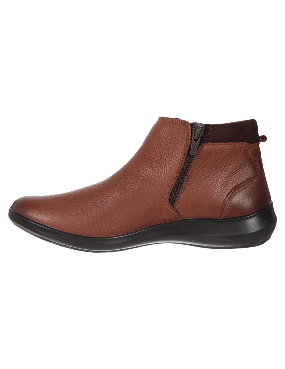Bota al tobillo de piel para mujer 4