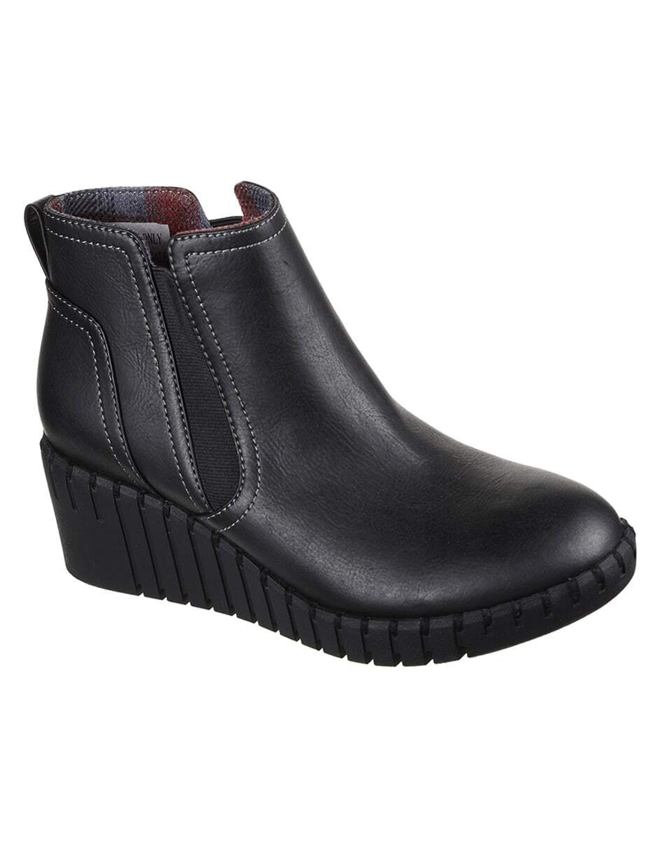 Skechers Mujer Antideslizante Botas Skechers Street Cleats Negro Mujer  Botas Skechers Calle Cleats Everyday Chillz Mujer Negras