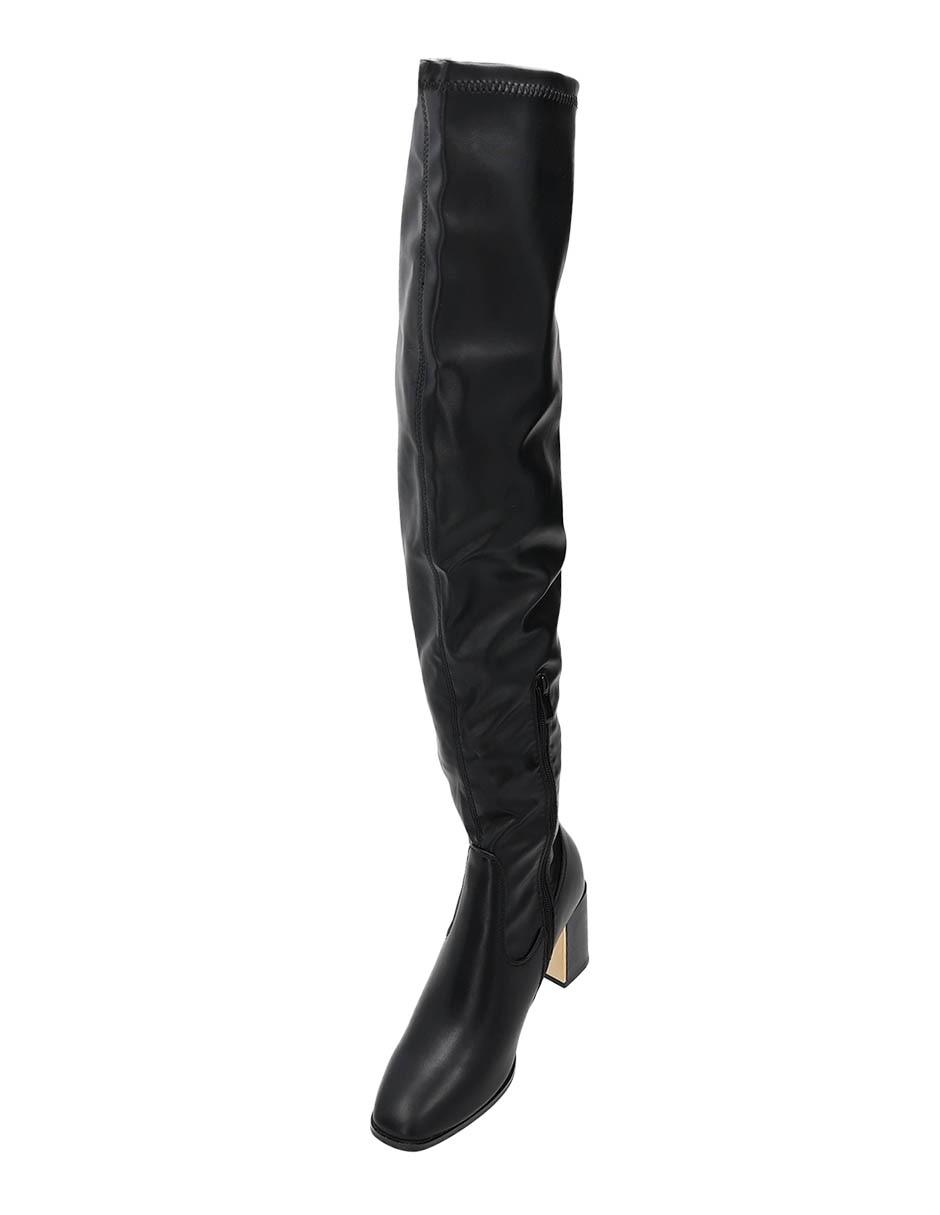 Bota pierna completa de piel para mujer 2