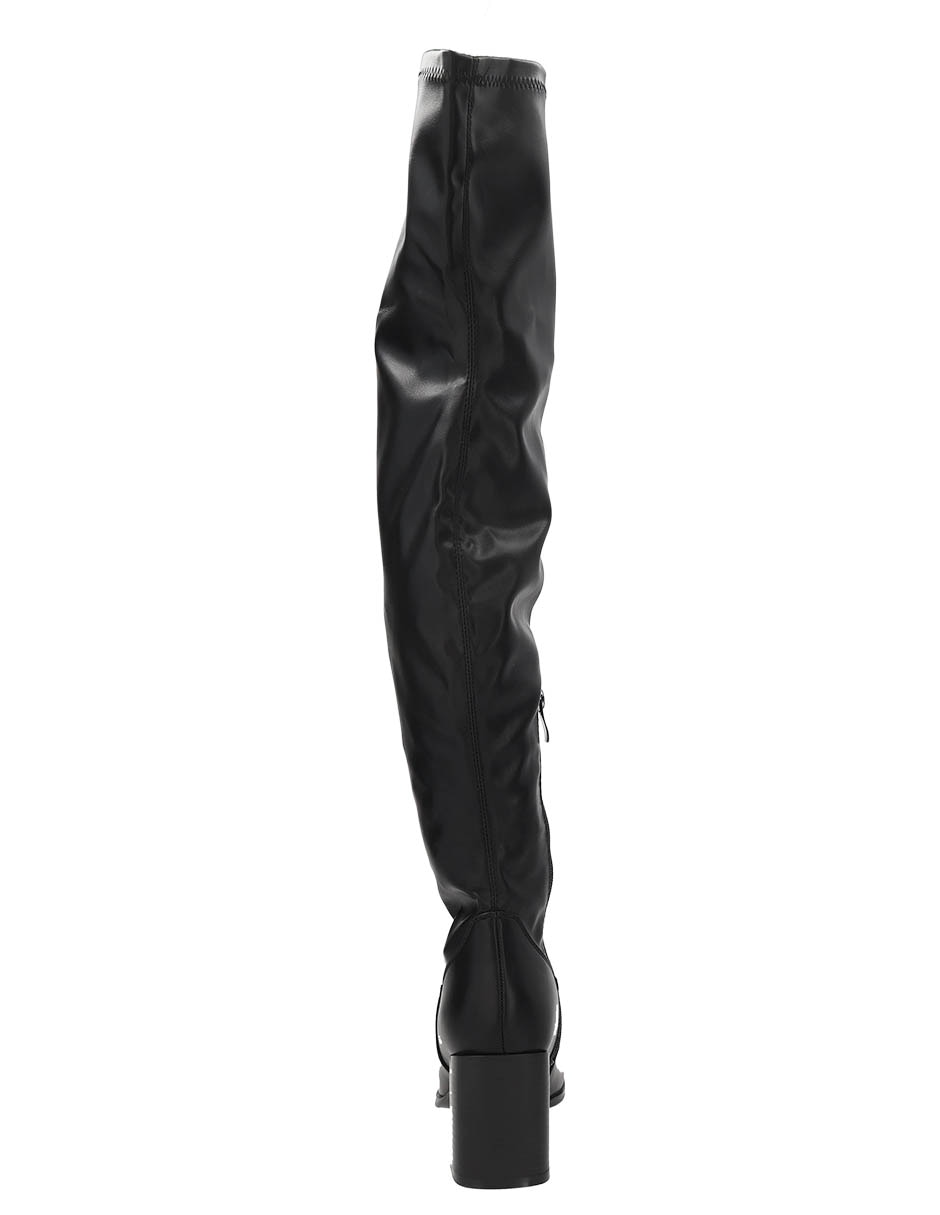 Bota pierna completa de piel para mujer 3