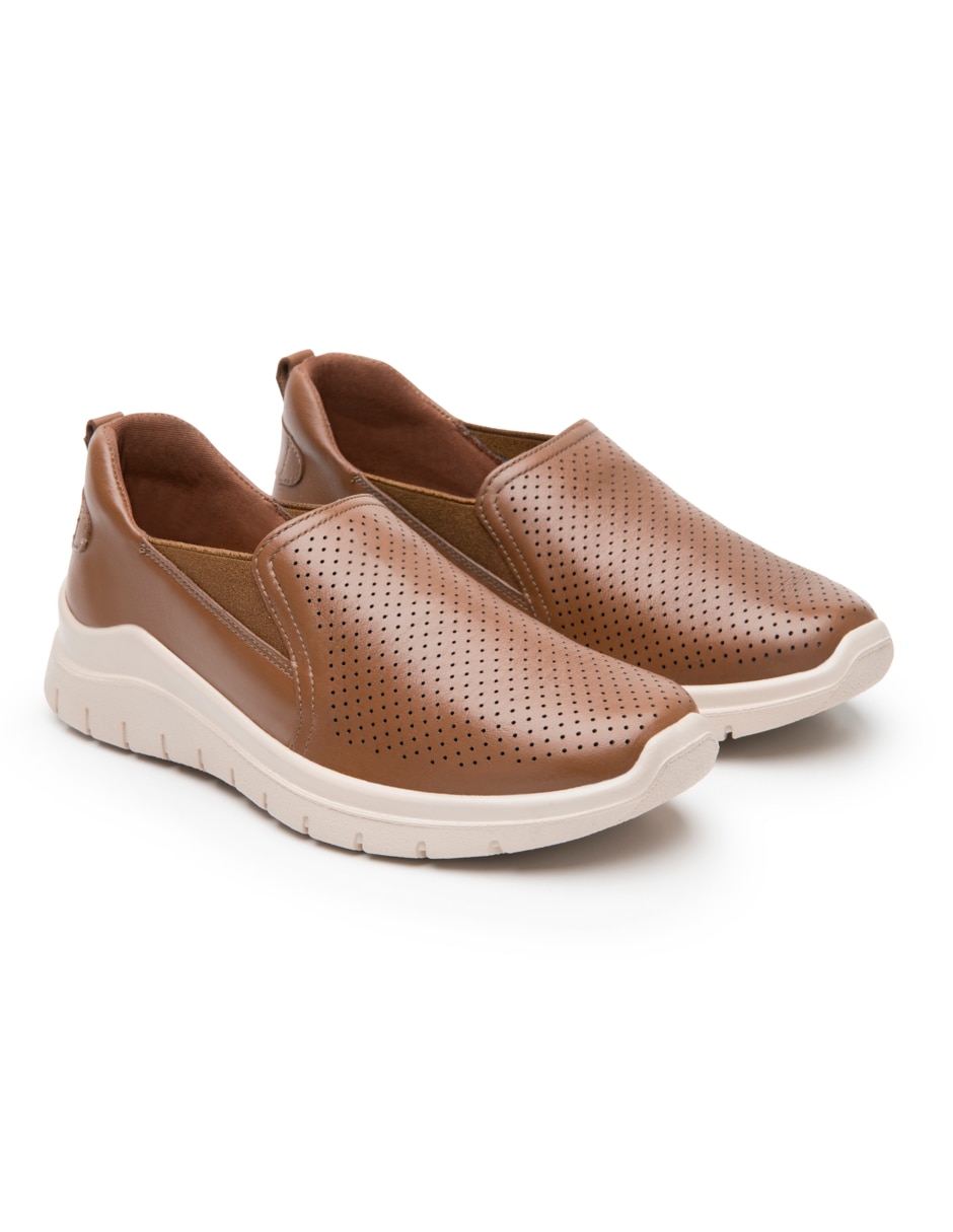 Mocasín de piel para mujer 8
