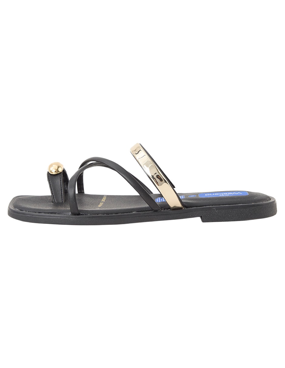 SANDALIA WEEKEND, 24, NEGRO WKZM26645-0