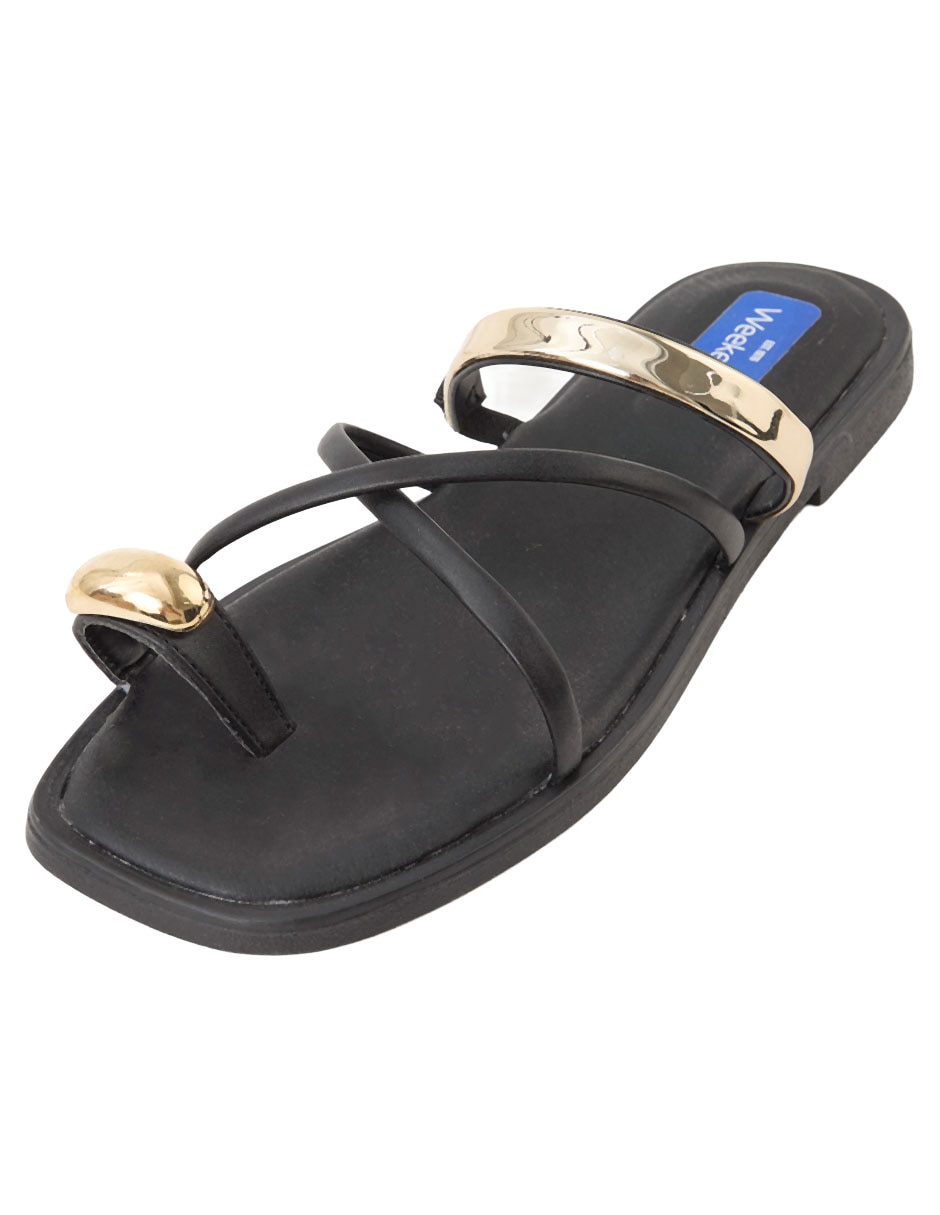 SANDALIA WEEKEND, 24, NEGRO WKZM26645-0