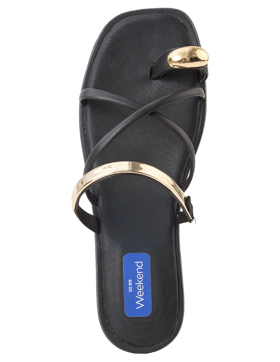 SANDALIA WEEKEND, 24, NEGRO WKZM26645-0