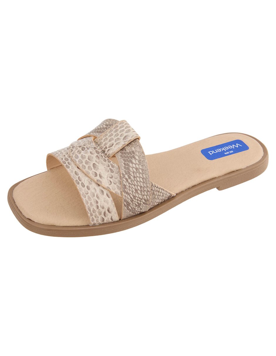 SANDALIA WEEKEND, 24, BEIGE WKZM26646-0