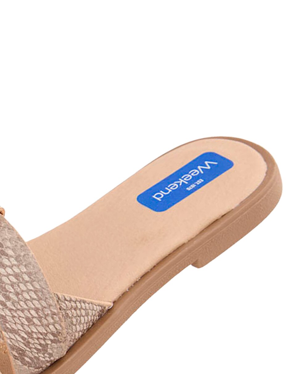 SANDALIA WEEKEND, 24, BEIGE WKZM26646-0